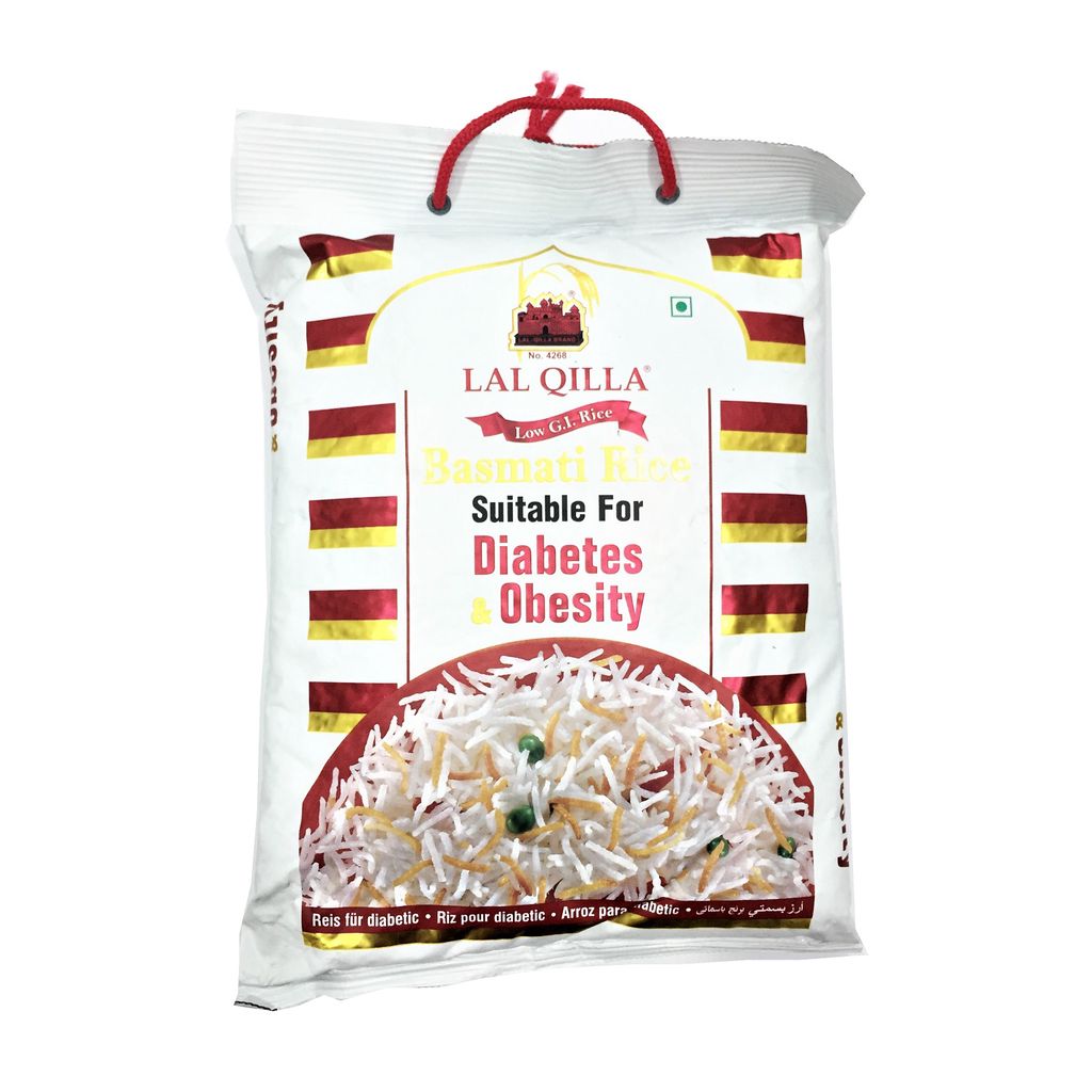 Lal Qilla Low GI Basmati Rice for Managing Diabetic 5KG Shopee Singapore