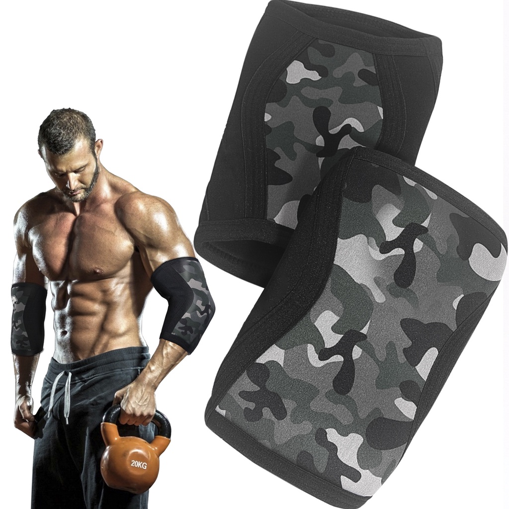 Elbow brace outlet for weightlifting