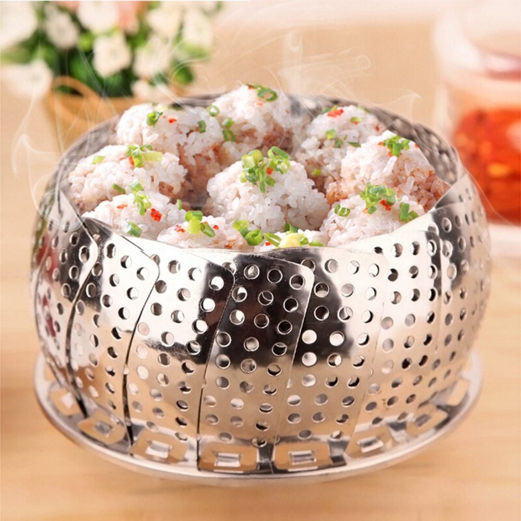 Multi-purpose stainless steel steamer and sticky rice dish - Thick ...