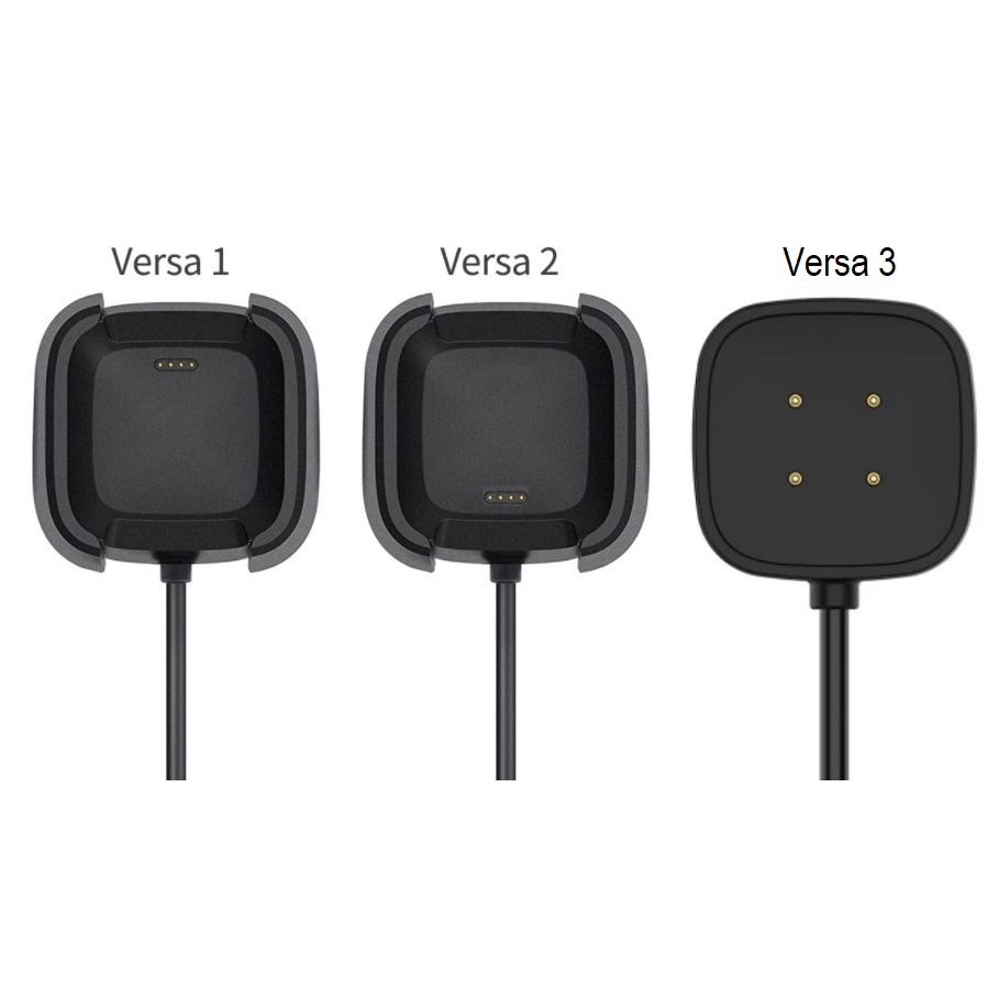 Fitbit Versa 1 2 3 USB Charging Cable For Smartwatch Bracelet USB Dock Charging Cable