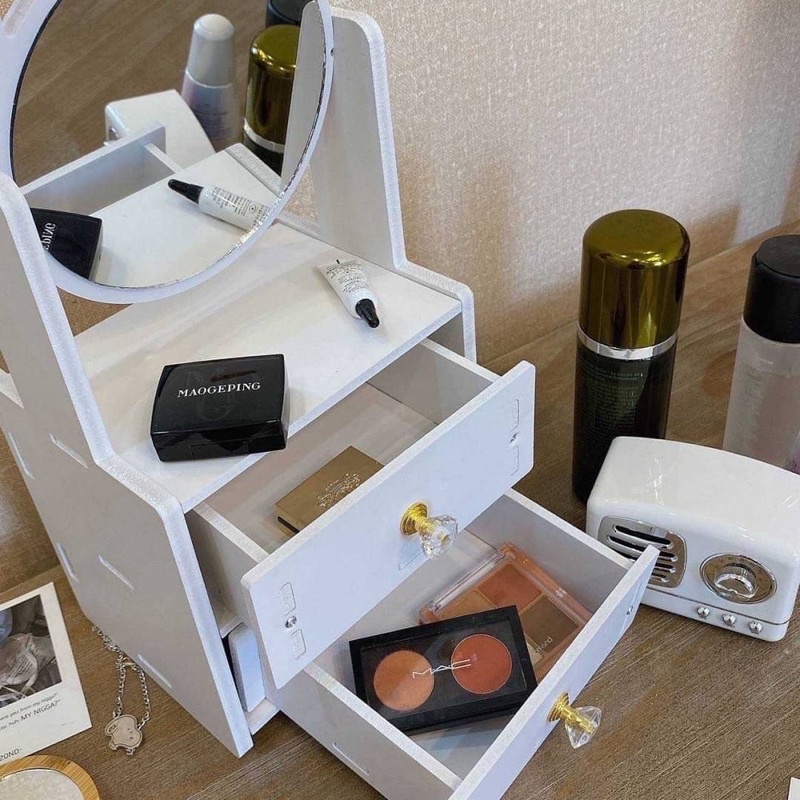 Mini Dressing Table That Can Hold A Lot Of Cosmetics. Very Cute. Use It ...