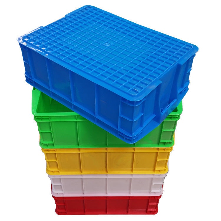 White Plastic Box Rectangular NonAirtight Crate Large Plastic Box with