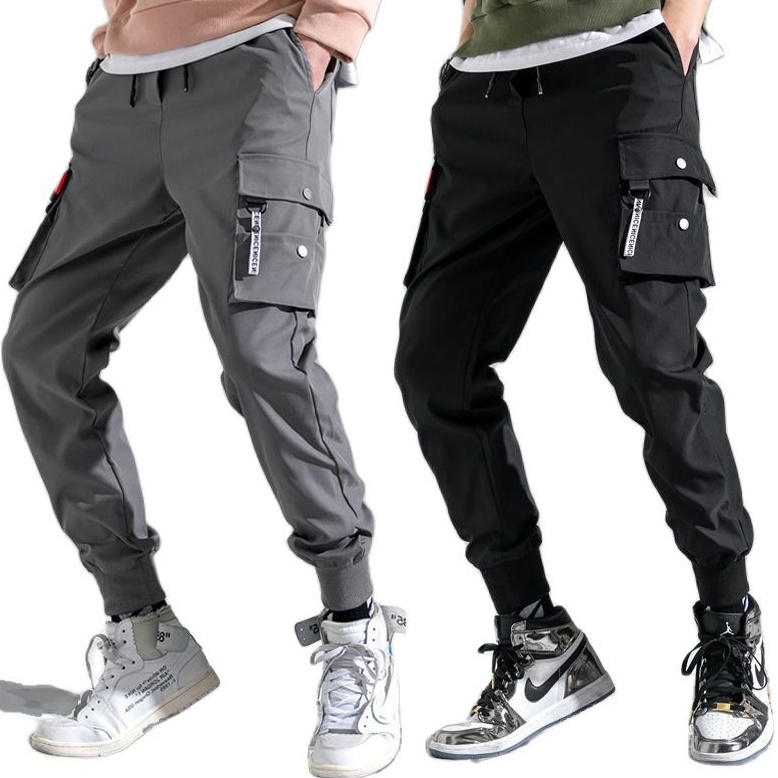 Thin Design Men Trousers Jogging Military Cargo Pants Casual Work Track ...