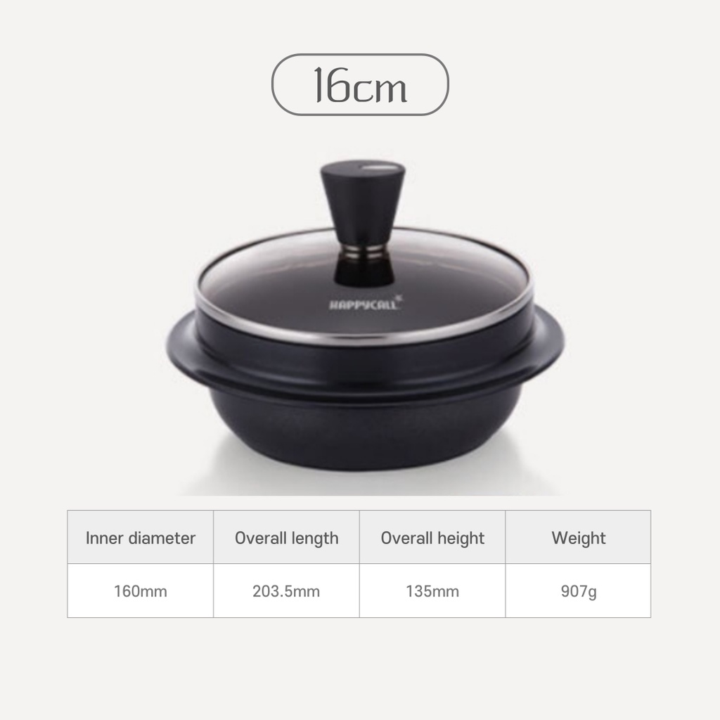 [Happycall] Non stick Korean Traditional Titanium Pot GAMASOT Cauldron ...