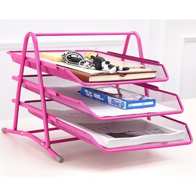 Colourful Stackers 3 Tier |4 Tier File Document Letter Paper Tray ...