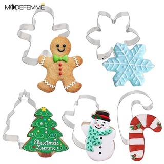 10pcs, Snowflake Cookie Cutters, Metal Pastry Cutter Set, Biscuit Molds,  Baking Tools, Kitchen Accessories, Christmas Decor