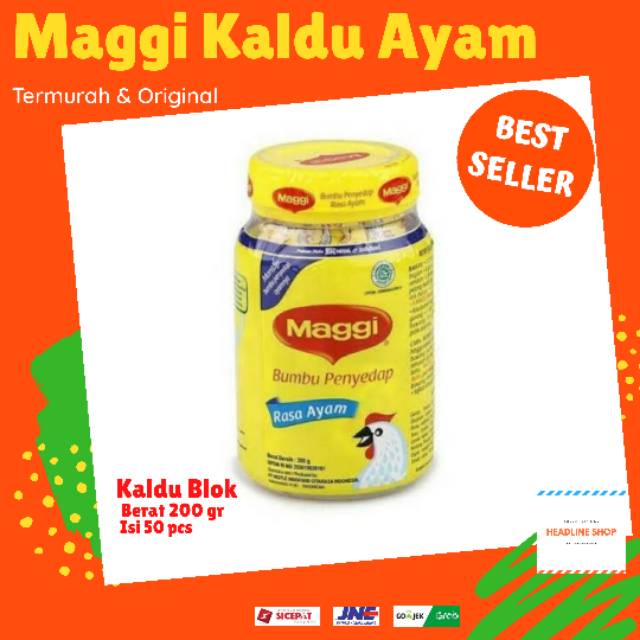 Maggi Block Seasoning Block Chicken Flavoring Broth Maggi Block ...