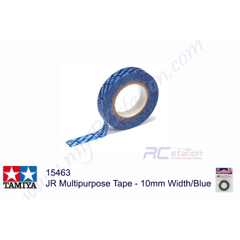 Tamiya 15463 - JR Multipurpose Tape - 10mm Width/Blue[15463] | Shopee ...