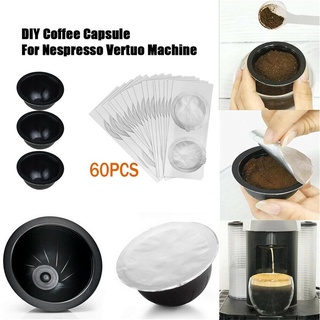 Coffee Capsule Cup Self Stick Tamper Kit For Nespresso Vertuo Bar  Accessories