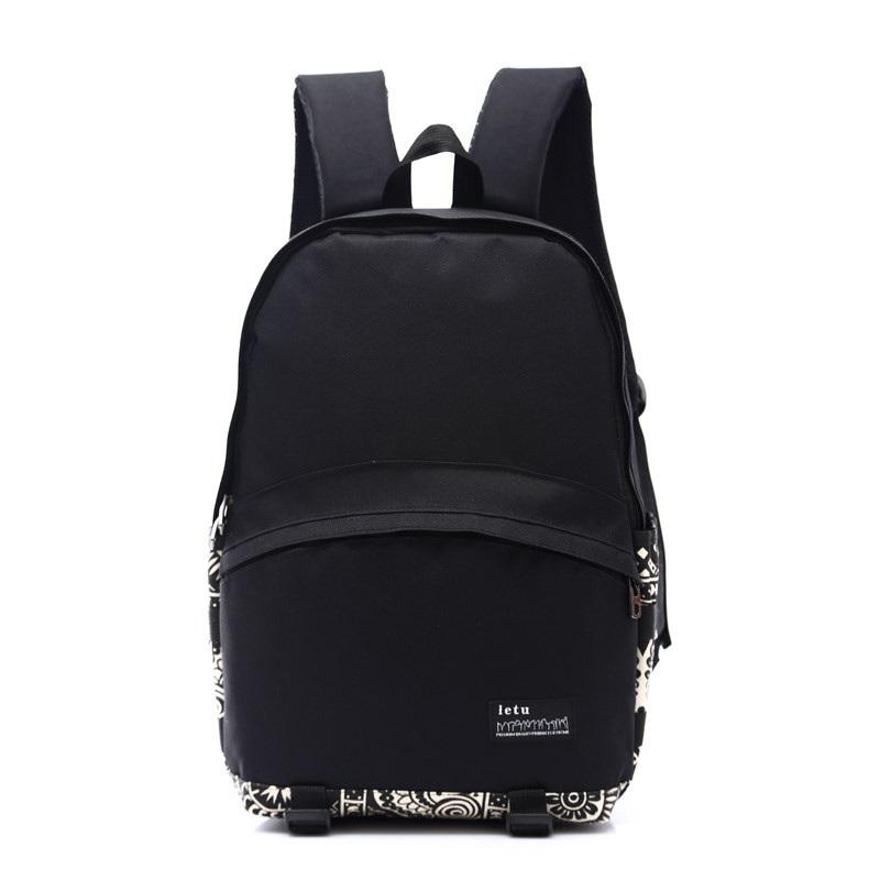 Plain black hype outlet bag