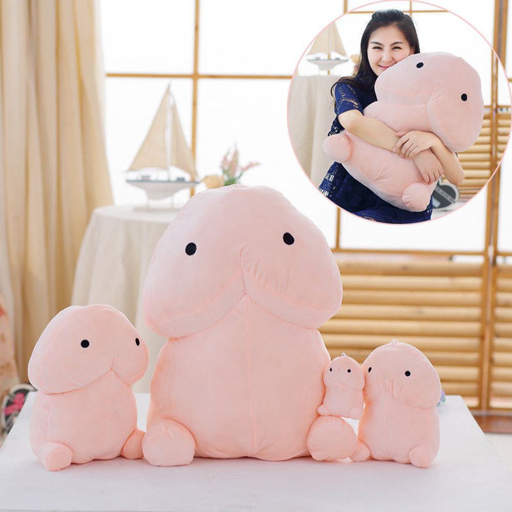 10 20 30cm Kawaii Creative Plush Toy Pink Dingding Soft Pillow