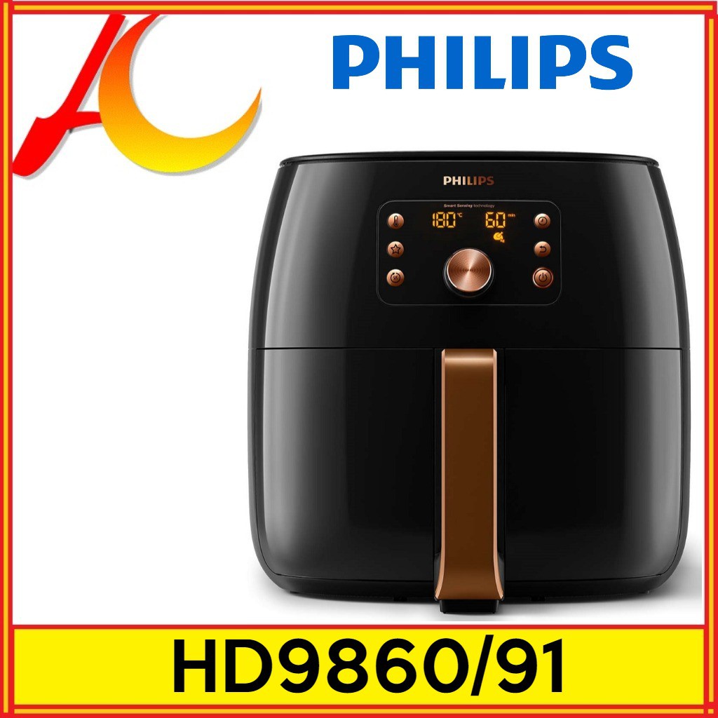 Philips Premium Airfryer XXL with Fat Removal and Rapid Air Technology  (Black) 