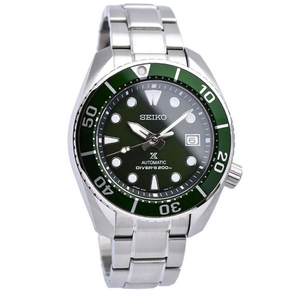 Genuine Seiko Prospex Green Sumo 3rd Gen Divers Made in Japan Watch ...