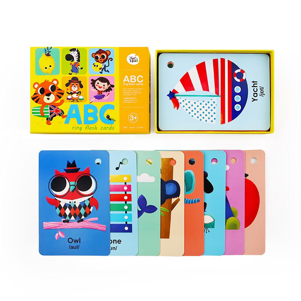 [Ready Stock] UK BRAND ABC Ring Flash Cards | Kids Alphabet ...