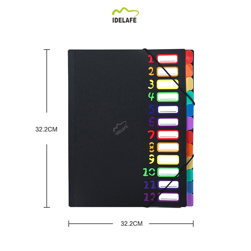 Idelafe Multilayer A4 Paper Folder Paper Holder,File Folder Pockets