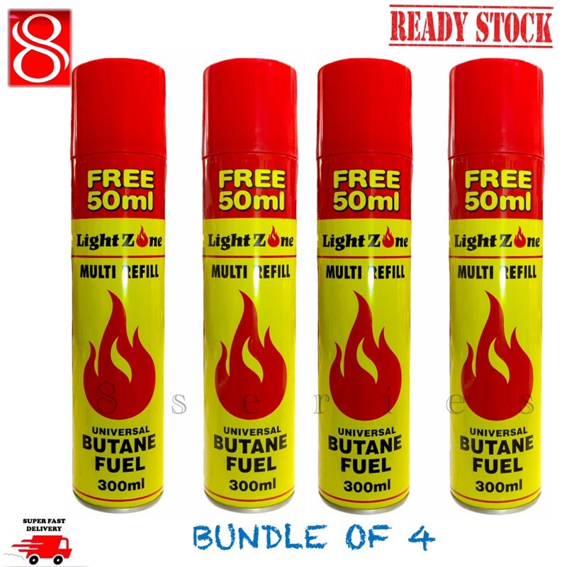 [Bundle Deal] Light Zone Universal Butane Fuel / Gas Lighter Refill