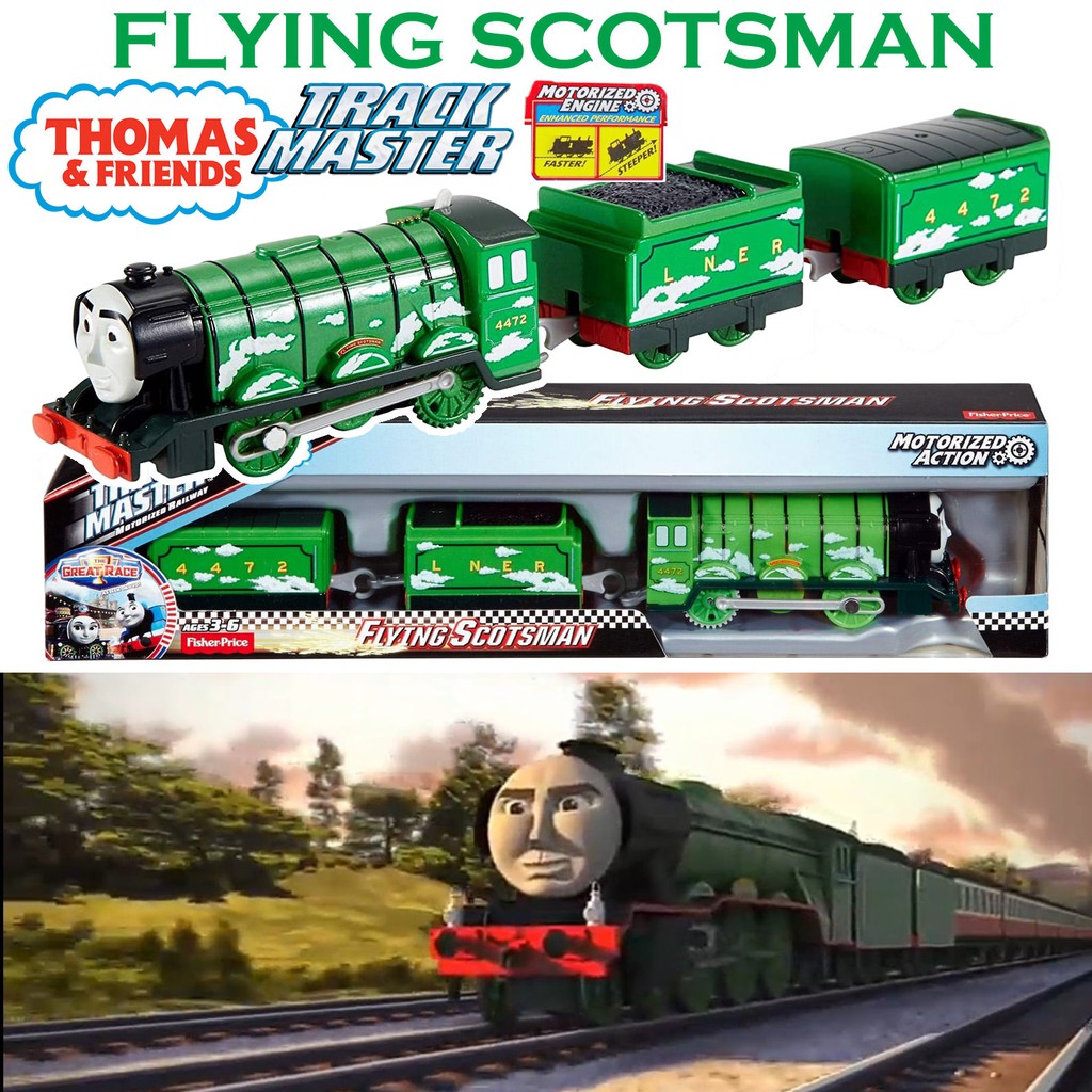 Flying scotsman offers motorized trackmaster train