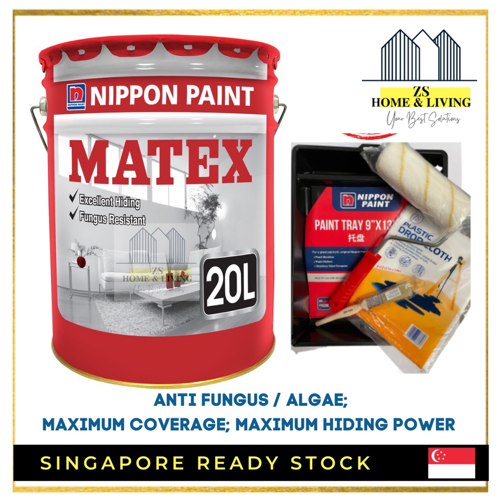 BIG SALES!! Nippon Matex (All Matex Colours Available!) Wall & Ceiling ...