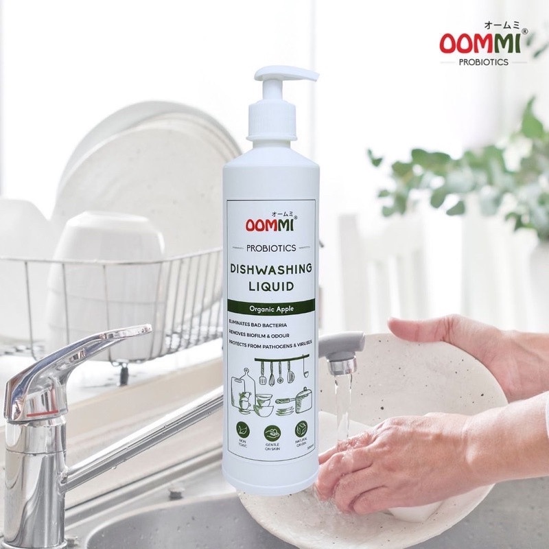 OOMMI PROBIOTICS DISHWASHING LIQUID For Sensitive Hands Remove
