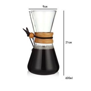 1pc 3 Cup Capacity Moka Pot Handmade Coffee Pot Coffee Filter Pot Octagonal  Glass Coffee Pot Portable Coffee Maker