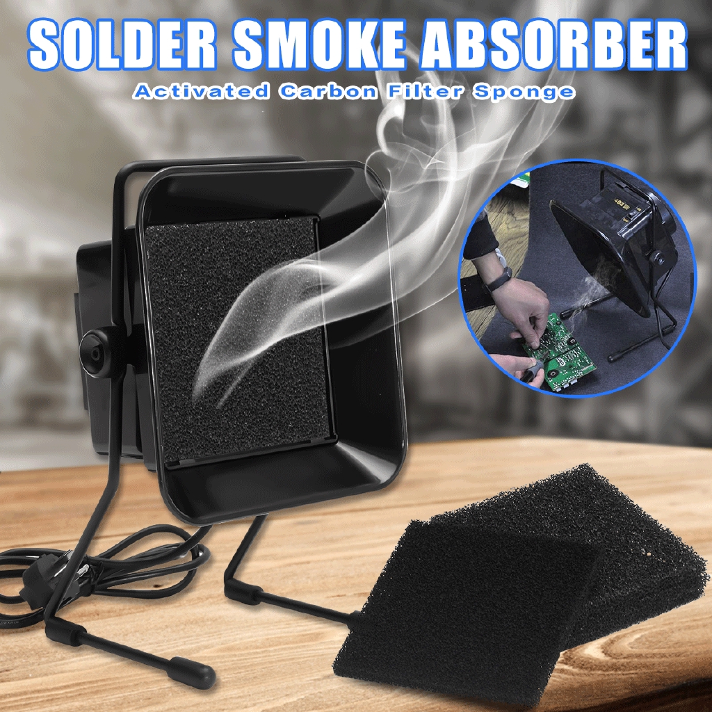 Portable Solder Smoke Absorber ESD Fume Extractor 220v for Soldering ...