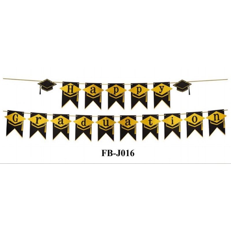 Happy Graduation Banner Toga Graduation Flag Graduation Graduation ...