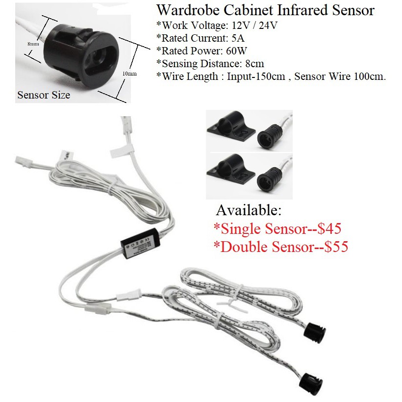 Wardrobe Cabinet Infrared Sensor/Sensor/Door Sensor/Cabinet/Sensor ...