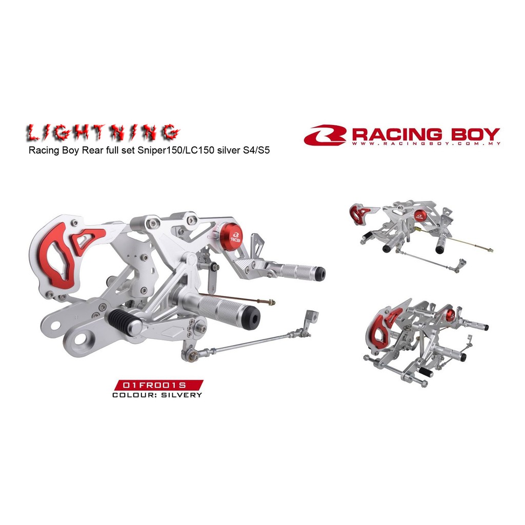 Racing boy rear set sniper150 LC150 RCB rear full set LC150 Racing boy ...