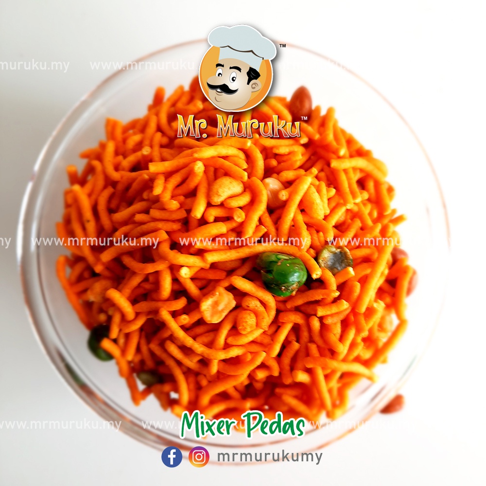 Mr. Muruku's Mixer Spicy Murukku (Spicy Mixer Murukku) | Shopee Singapore