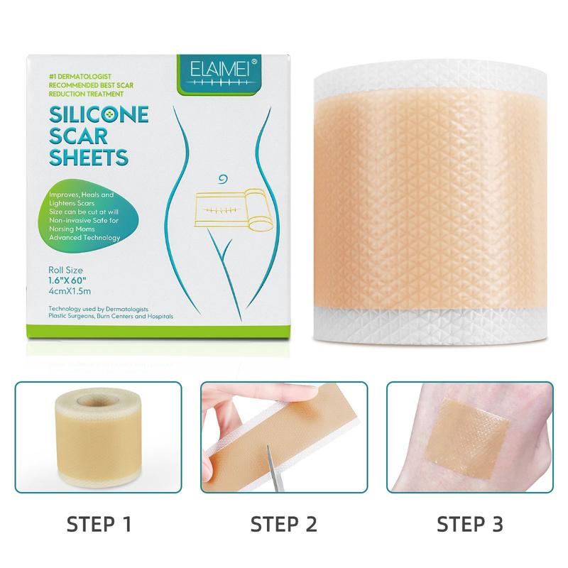 Surgery Scar Removal Sticker Sheet Patch Silicone Gel Scars Treatment ...