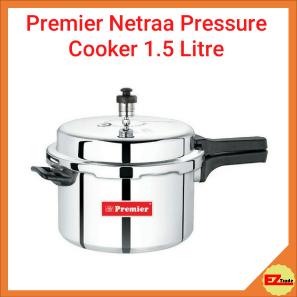 Premier Netraa Aluminium 1.5 L Pressure Cooker for Gas Stovetop Shopee Singapore
