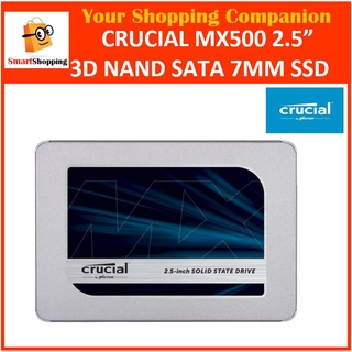 Crucial MX500 500GB 3D NAND SATA 2.5-inch 7mm (with 9.5mm adapter) Internal  SSD, CT500MX500SSD1