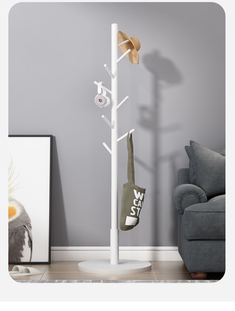 [TOP SALE]🔥 Wooden Clothes Hanger Rack Nordic Style Clothes Hanger