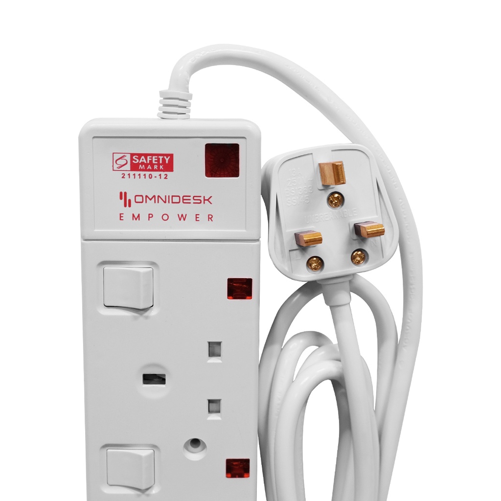 Omnidesk Empower - Powerbar Extensions Cords | Shopee Singapore