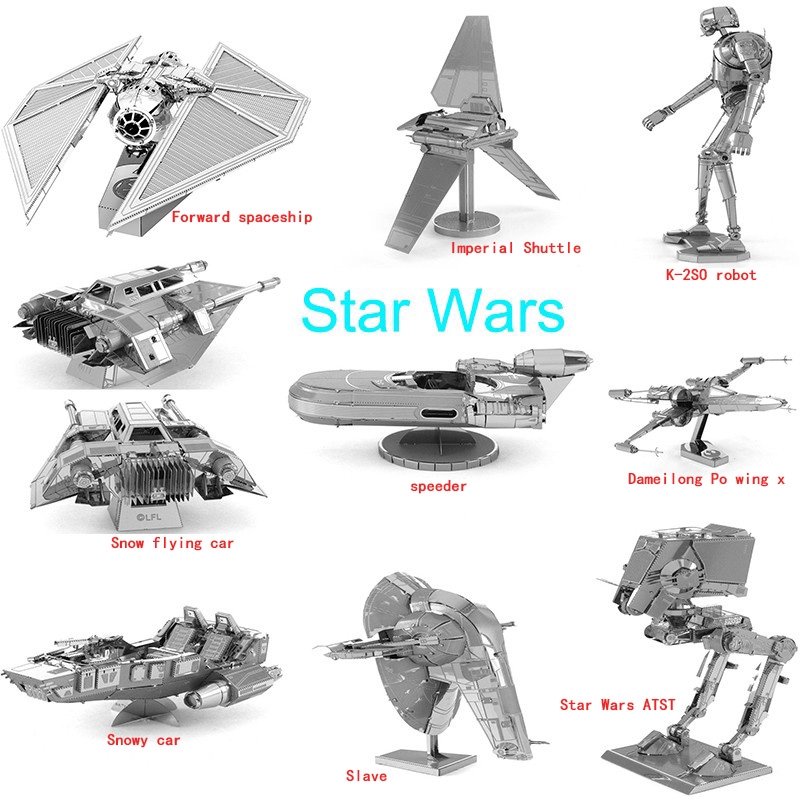 Star wars hot sale metal puzzle