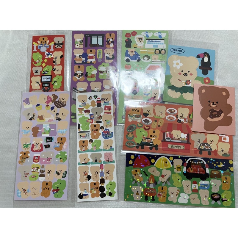 [Jellycrew x 9394 goods ] Korean Stationary Deco Decor Seal Sticker