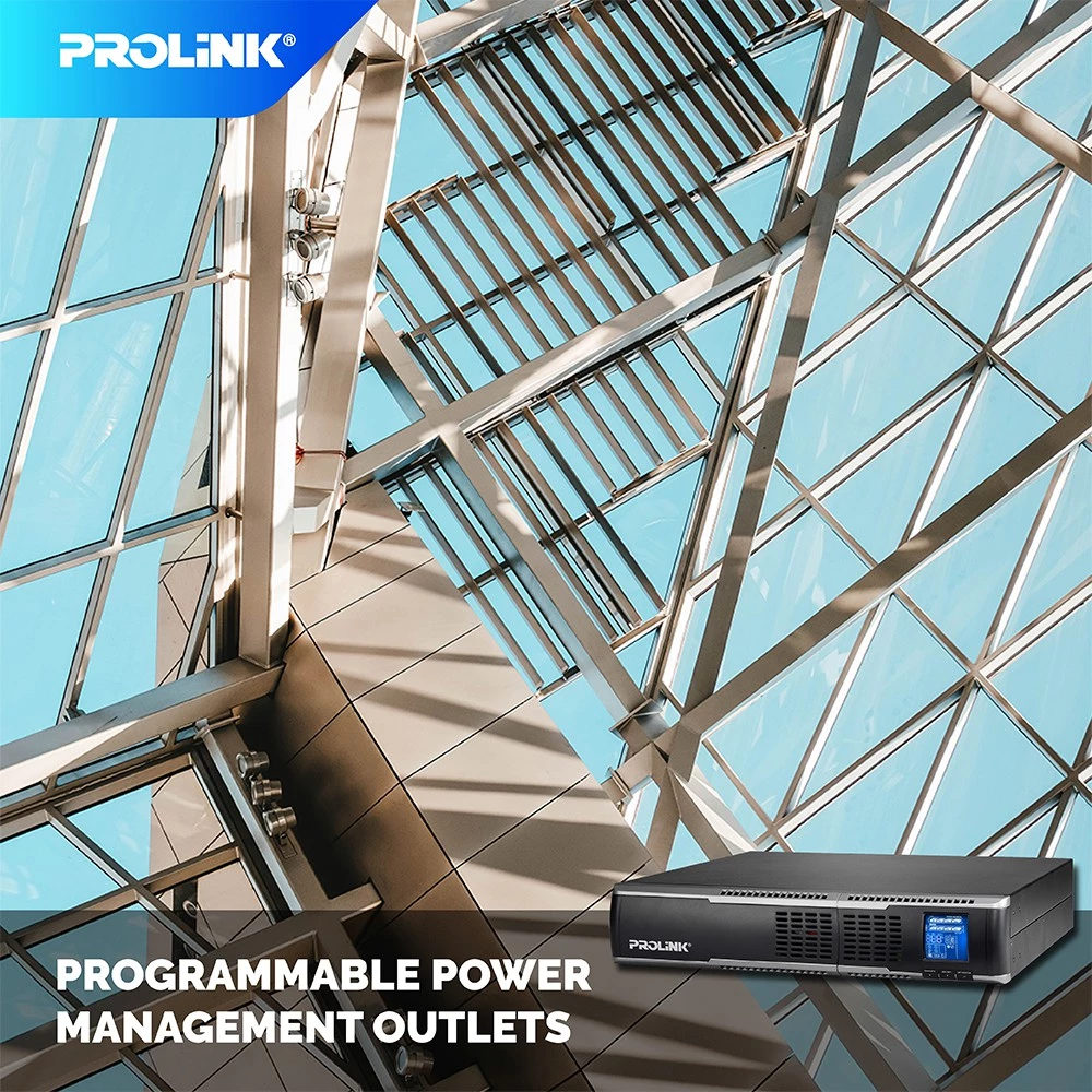 Prolink Rackmount Online UPS PRO802ERS 2000VA 1800Watt Uninterruptible Power Supply+Stabilizer - Gambar 4