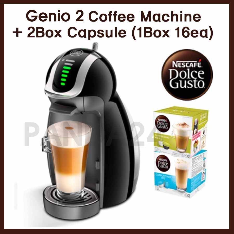 新品　Nescafe Dolce Gusto Genio 2 Basic 🐼[NESCAFE] Dolce Gusto New Genio 2 Automatic Coffee Machine +2Box