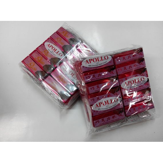 Apollo Wafer ( Chocolate / Susu ) 48PCS | Shopee Singapore