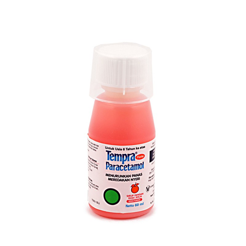 Tempra Forte Rasa Jeruk 60ml / Demam / Demam Anak /Obat Sakit Gigi anak/Penurun panas anak - Gambar 2