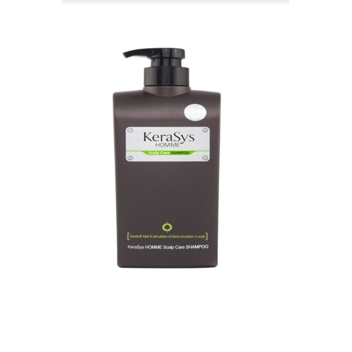Kerasys HOMME SCALP CARE Korean reducedden men's shampoo 550ml | Shopee ...