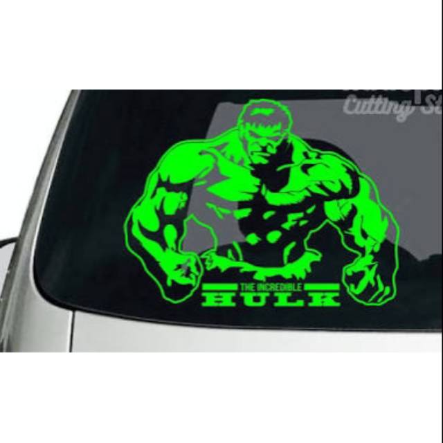 Hulk car sticker hulk hulk car rear window sticker | Shopee Singapore