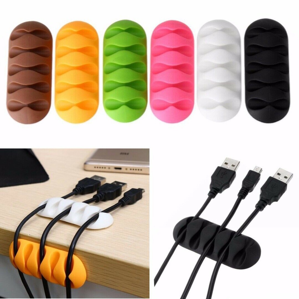 Desktop organizer USB cable storage plug organizer cable headset ...