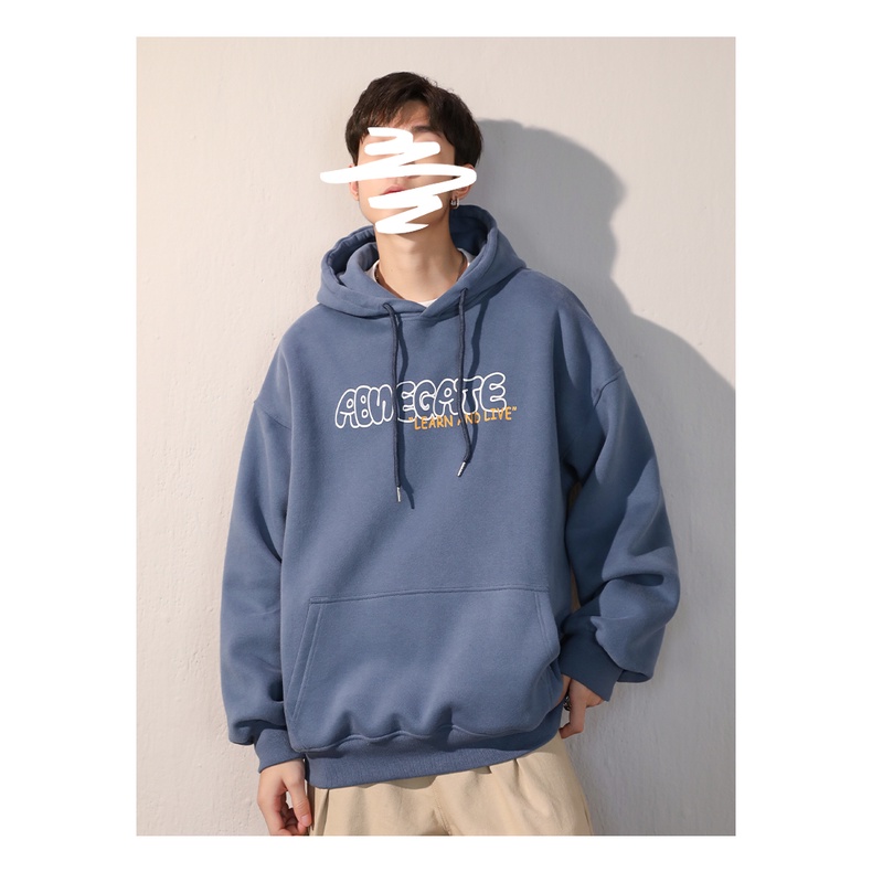 Hoodie Hood With ABNEGATE Style Letter Pattern, 2 Layers Of Felt ...