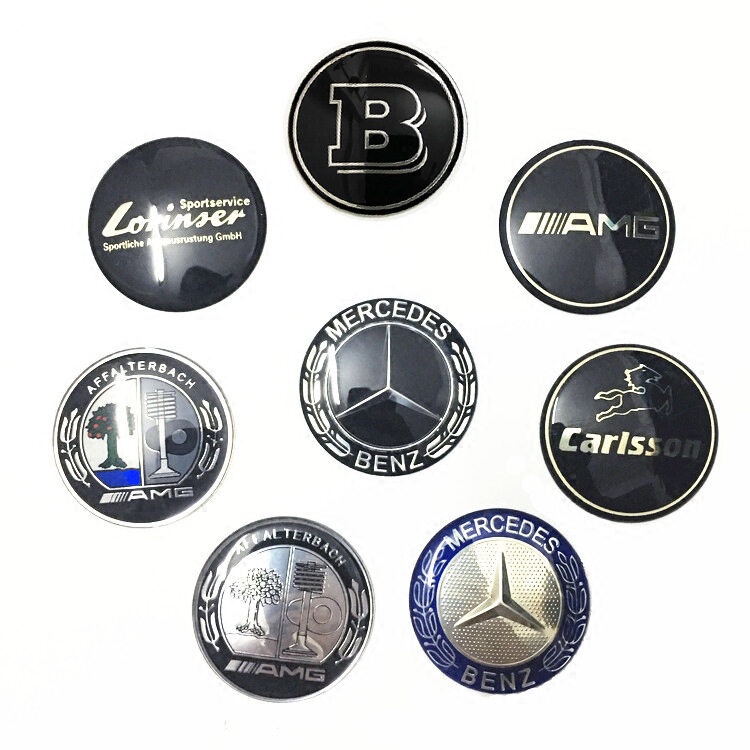52mm Steering wheel center cover emblem Steer wheel logo sticker for