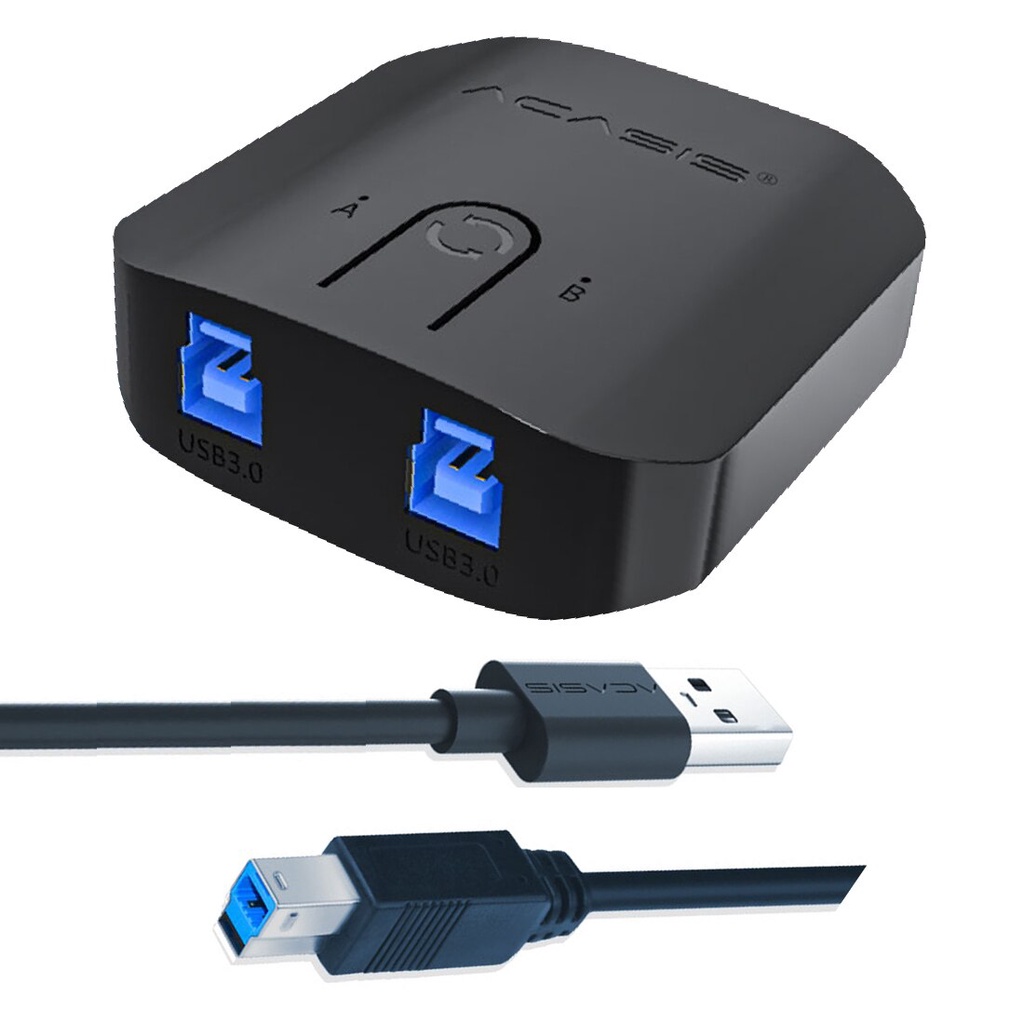 5-Way Parallel Printer Switch Box - Share 1 Printer With 5 Computers Or 5 Printers With 1 PC