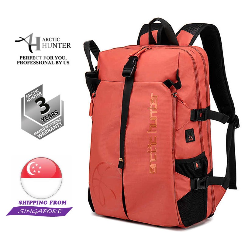Arctic Hunter i-Baller Backpack Waterproof Nylon Laptop Backpack USB ...