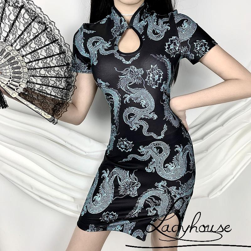 Dragon cheongsam clearance