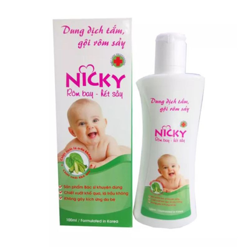 NICKY 100ML shower solution for rash Shopee Singapore