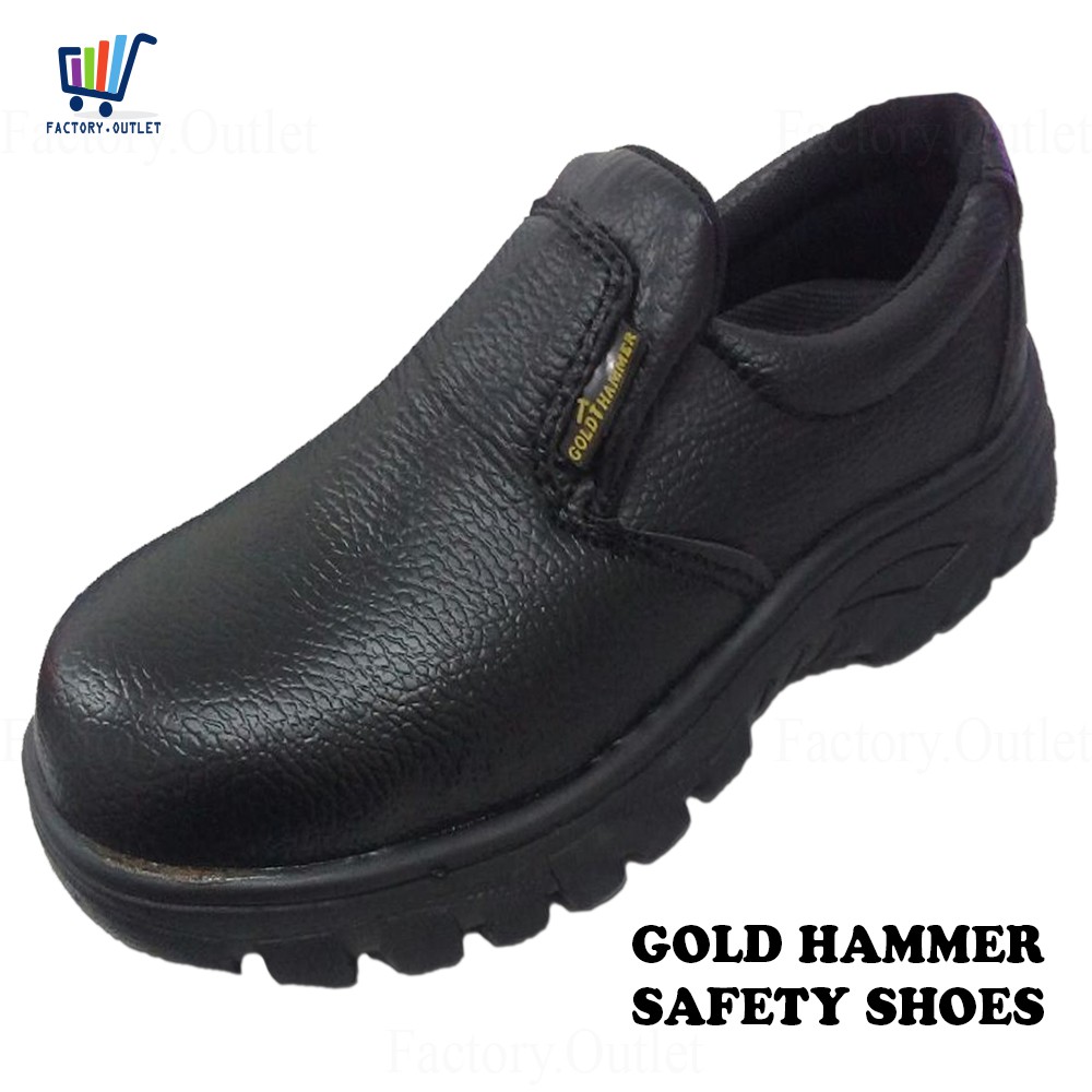 Gold Hammer Perfect Safety Shoes Boot Leather Rubber GH90 Shopee Singapore